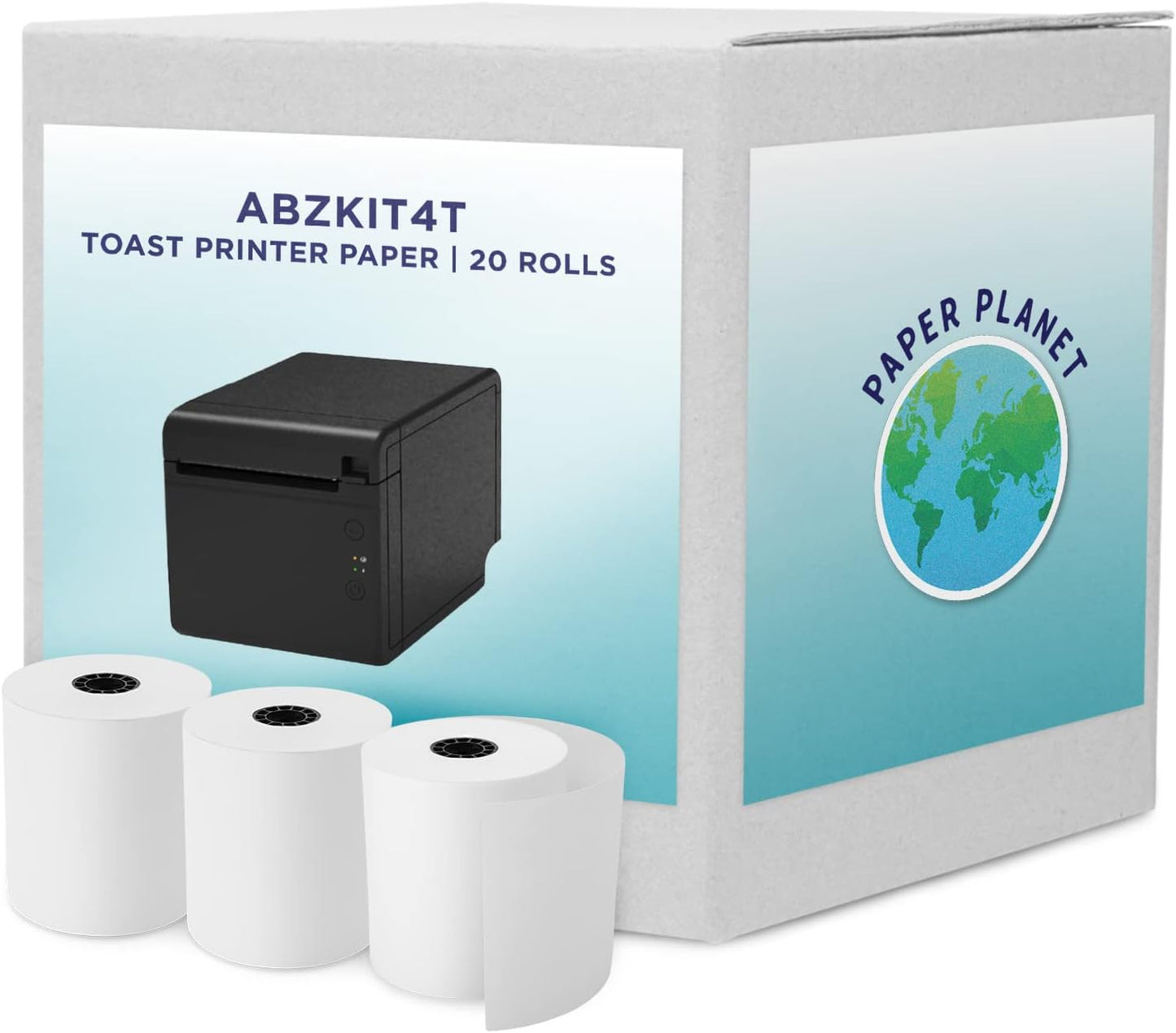 Thermal Paper fits Toast POS TP200 (20 Rolls)