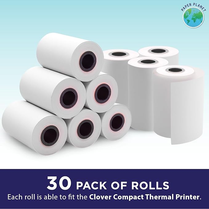 30 Pack of Thermal Paper Rolls