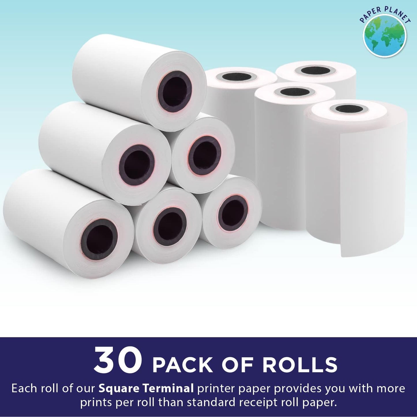 Square Terminal Thermal Paper Rolls