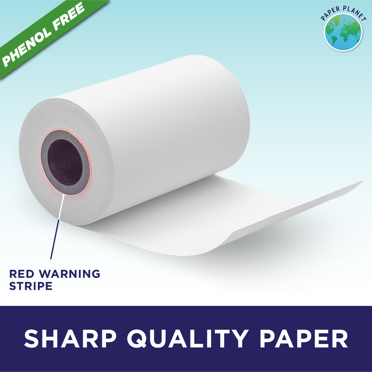 Phenol Free Thermal Paper for Poynt Smart Thermal Terminal | 10 Rolls | BPS & BPA Free