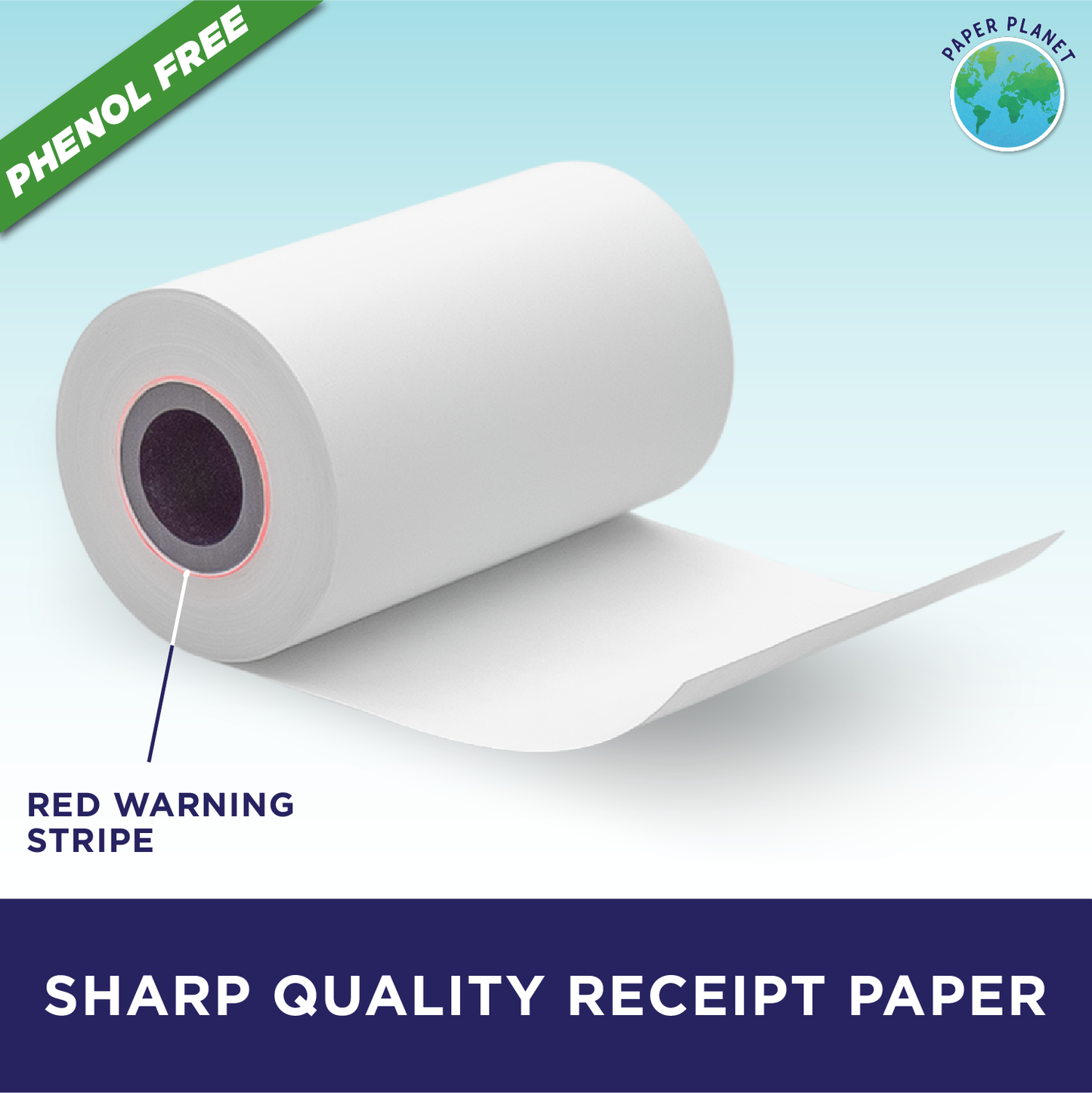 Phenol Free (BPS Free & BPA Free) Thermal Paper for Clover Flex | 150 Rolls