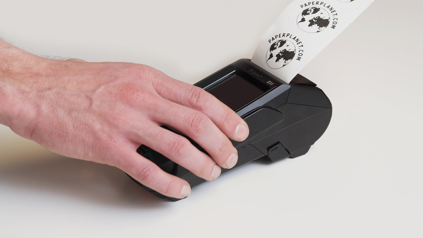 30 rolls Thermal Paper for Dejavoo Terminal P1, P3, P8, QD1, QD2, QD4, Z8, Z9, Z11 by Paper Planet