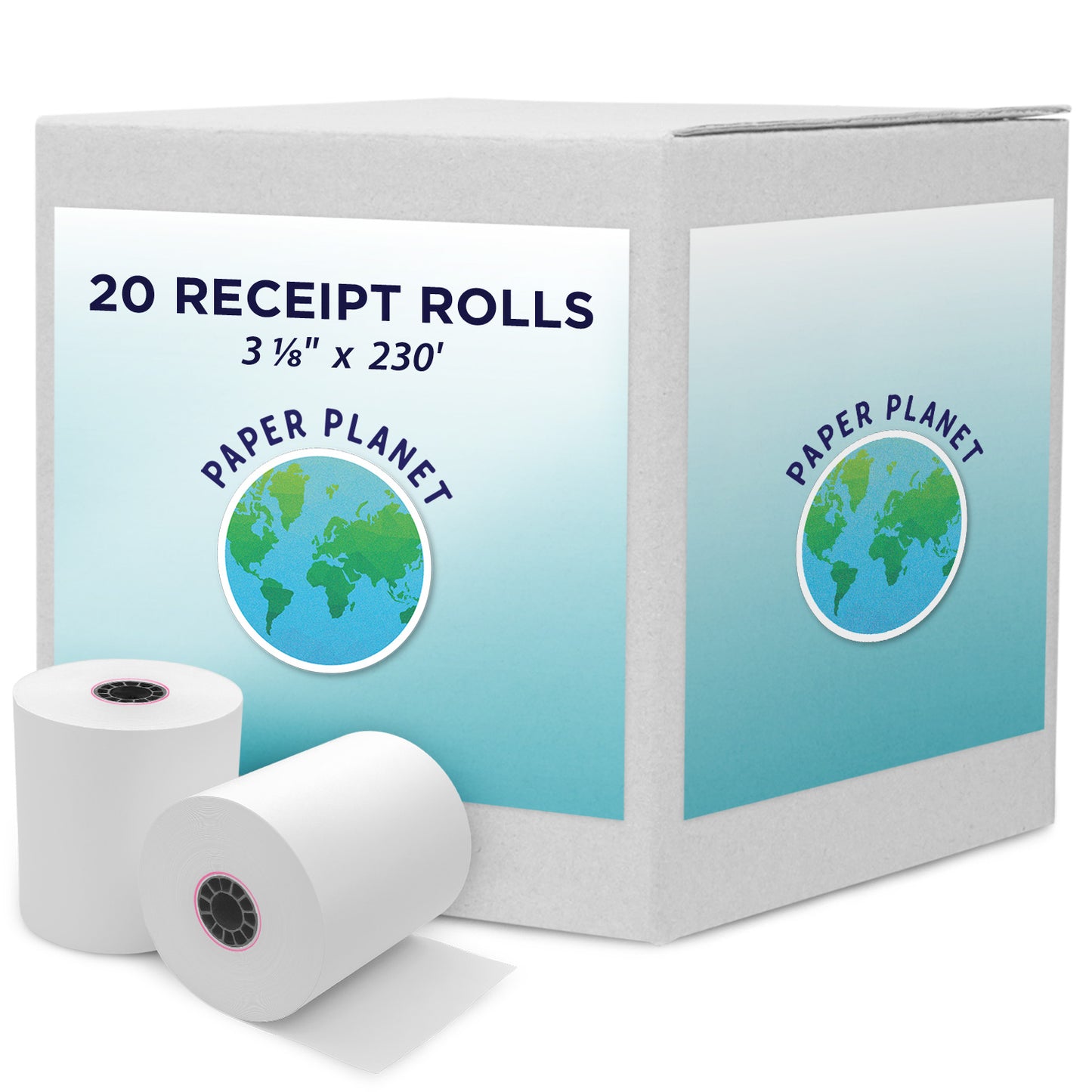 3 1/8" x 230' Thermal Paper | 20 Rolls